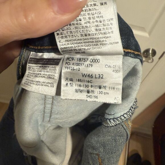 Levi's 541 Men's Jeans Size 46x32 Blue Athletic Fit Denim - Picture 6 of 6